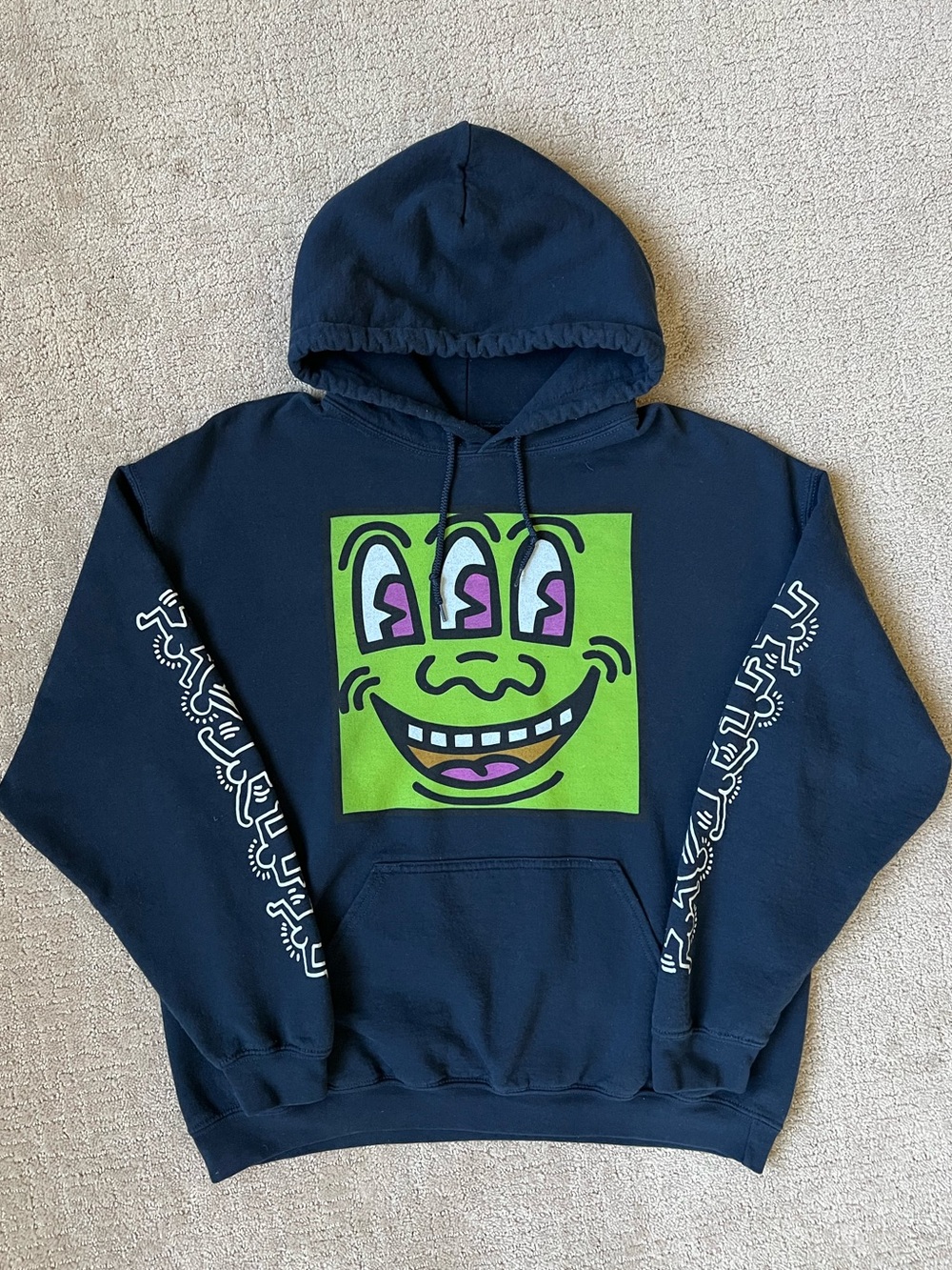 Keith Haring "Three-Eyed Monster" Tilly’s Men’s Sweatshirt Hoodie